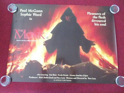 The Monk UK Quad Rolled Poster Paul McGann Sophie Ward Isla Blair 1990