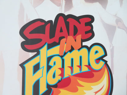 Slade in Flame UK Quad Rolled Poster BFI Noddy Holder Dave Hill Tom Conti R2025