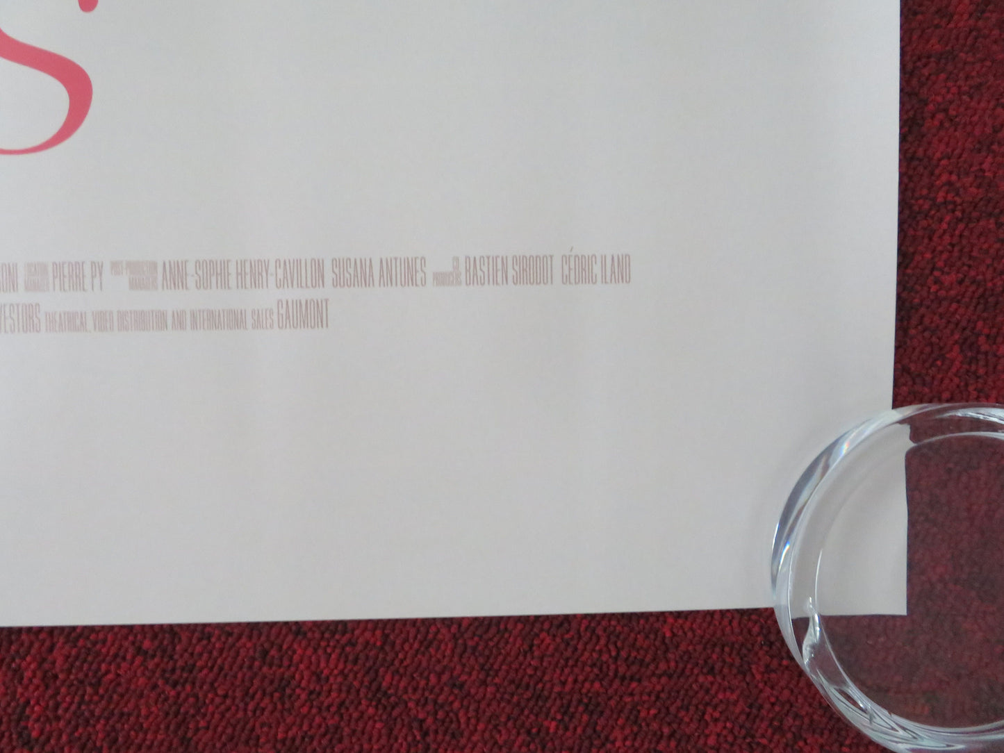 The Taste of Things UK Quad Rolled Poster Juliette Binoche Benoît Magimel 2023