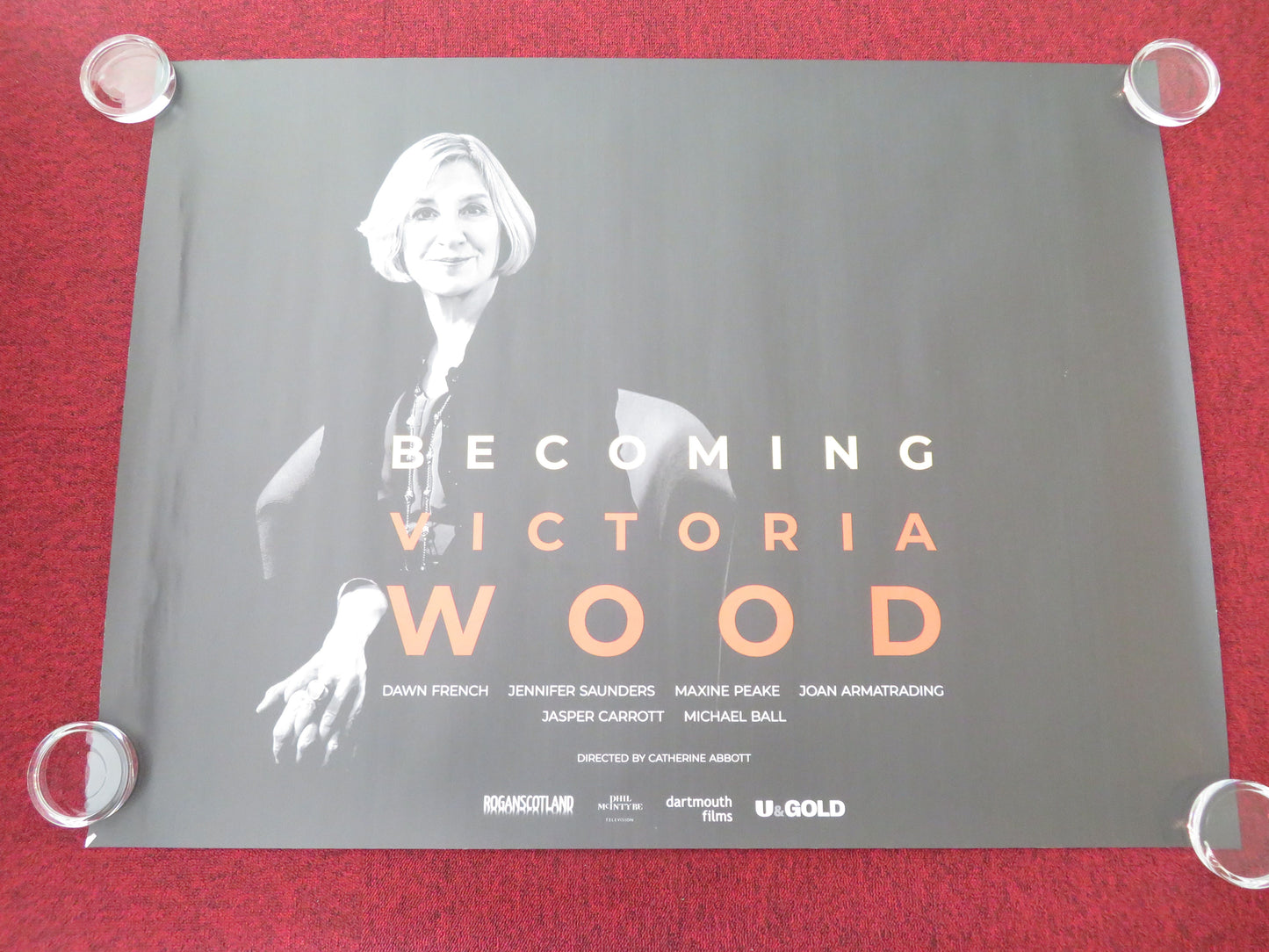 Becoming Victoria Wood UK Quad Rolled Poster Dawn French Jennifer Saunders 2026