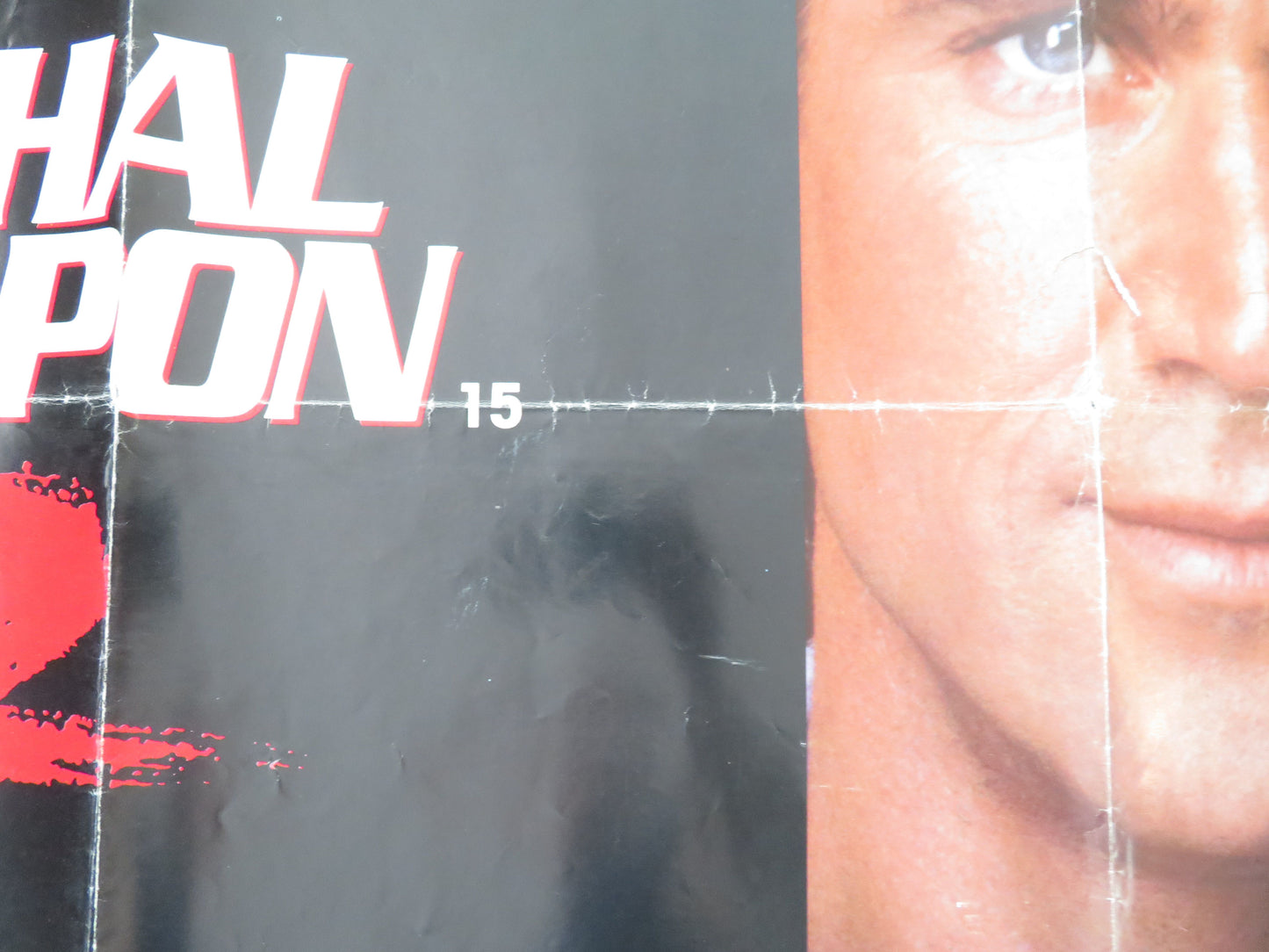 Lethal Weapon 2 UK Quad Rolled Poster Mel Gibson Danny Glover 1989
