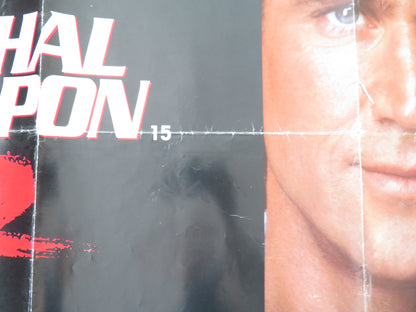 Lethal Weapon 2 UK Quad Rolled Poster Mel Gibson Danny Glover 1989