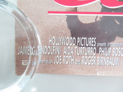 Angie VHS Video Poster Geena Davis James Gandolfini 1994