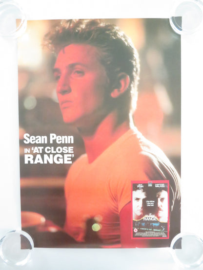 At Close Range VHS Video Poster Sean Penn Christopher Walken 1986