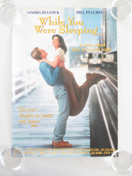 While You Were Sleeping VHS Video Poster Sandra Bullock Bill Pullman 1995
