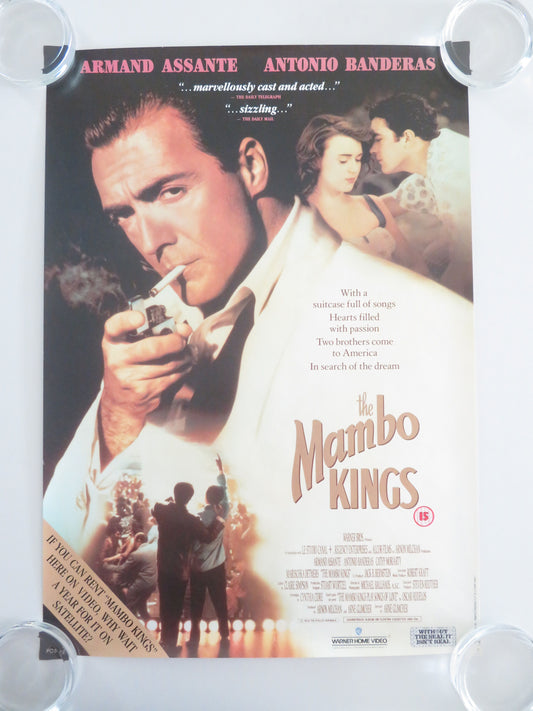 The Mambo Kings VHS Video Poster Armand Assante Antonio Banderas 1992