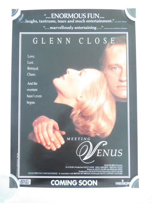 Meeting Venus VHS Video Poster Glenn Close Niels Arestrup 1991