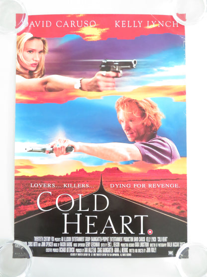 Cold Heart VHS Video Poster David Caruso Kelly Lynch 1997