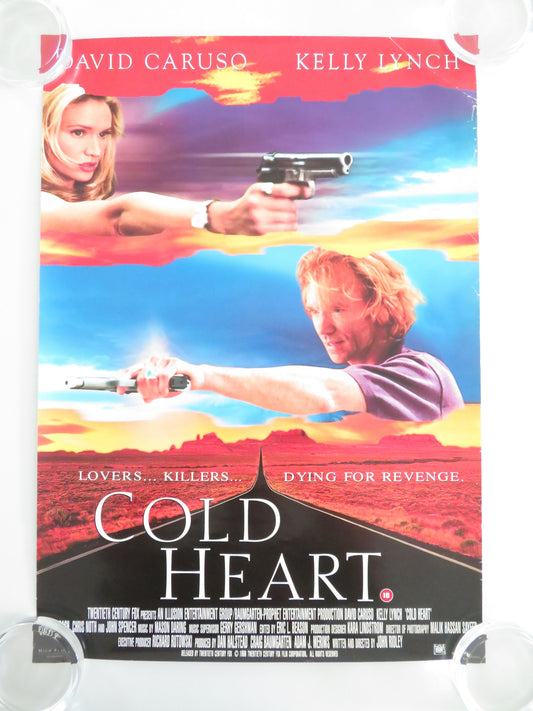 Cold Heart VHS Video Poster David Caruso Kelly Lynch 1997