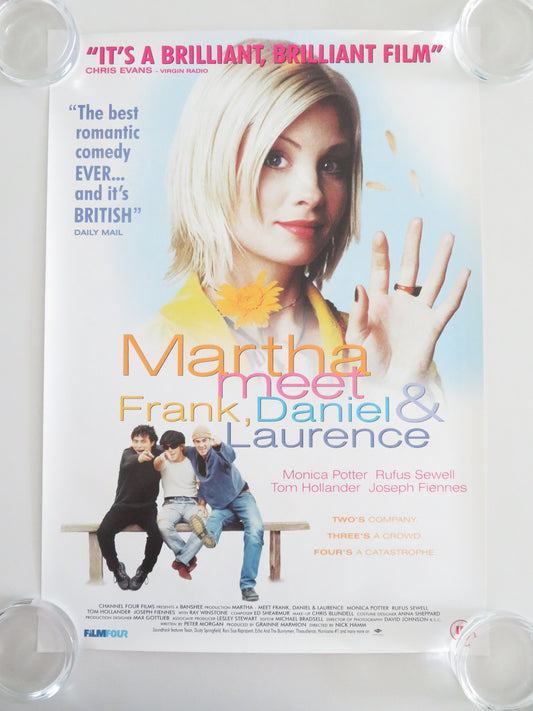 Martha Meet Frank, Daniel and Laurence VHS Video Poster Winstone 1998