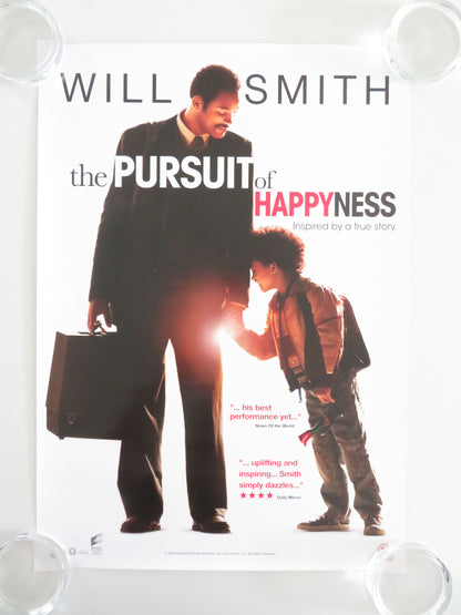 The Pursuit of Happyness VHS Video Poster Will Smith Thandiwe Newton 2006