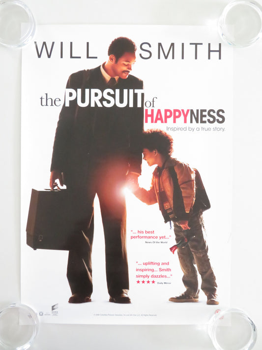 The Pursuit of Happyness VHS Video Poster Will Smith Thandiwe Newton 2006