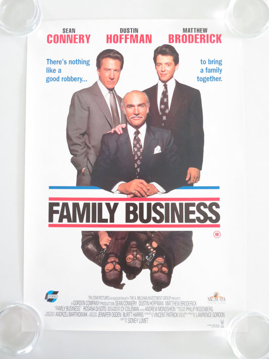 Family Business VHS Video Poster Sean Connery Dustin Hoffman 1989
