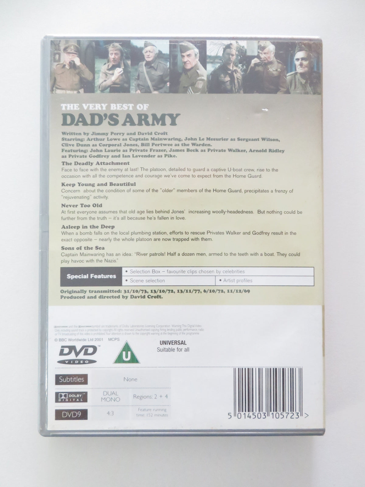 The Very Best of Dad's Army (DVD) Arthur Lowe John Le Mesurier 1972 Region 2 + 4