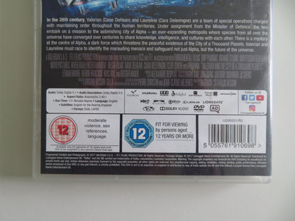 Valerian and the City of a Thousand Planets (DVD) Cara Delevingne 2017 Region 2