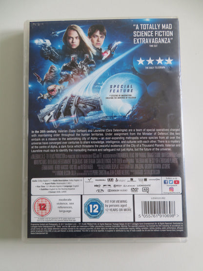 Valerian and the City of a Thousand Planets (DVD) Cara Delevingne 2017 Region 2
