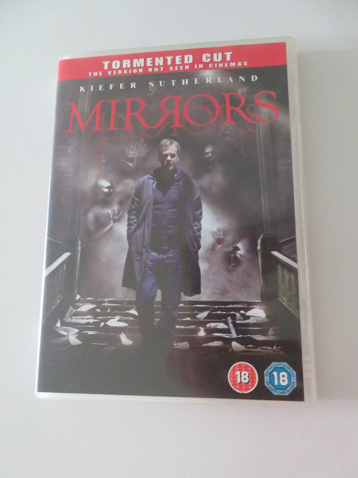 Mirrors (DVD) Tormented Cut Kiefer Sutherland Paula Patton 2008 Region 2