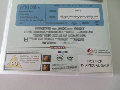Home Alone 3 (DVD) Alex D. Linz, Olek Krupa, Rya Kihlstedt 1997 Region 2
