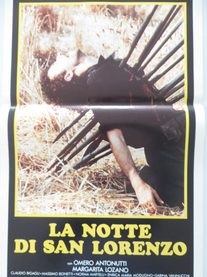 The Night of the Shooting Stars Italian Locandina Poster Antonutti 1982