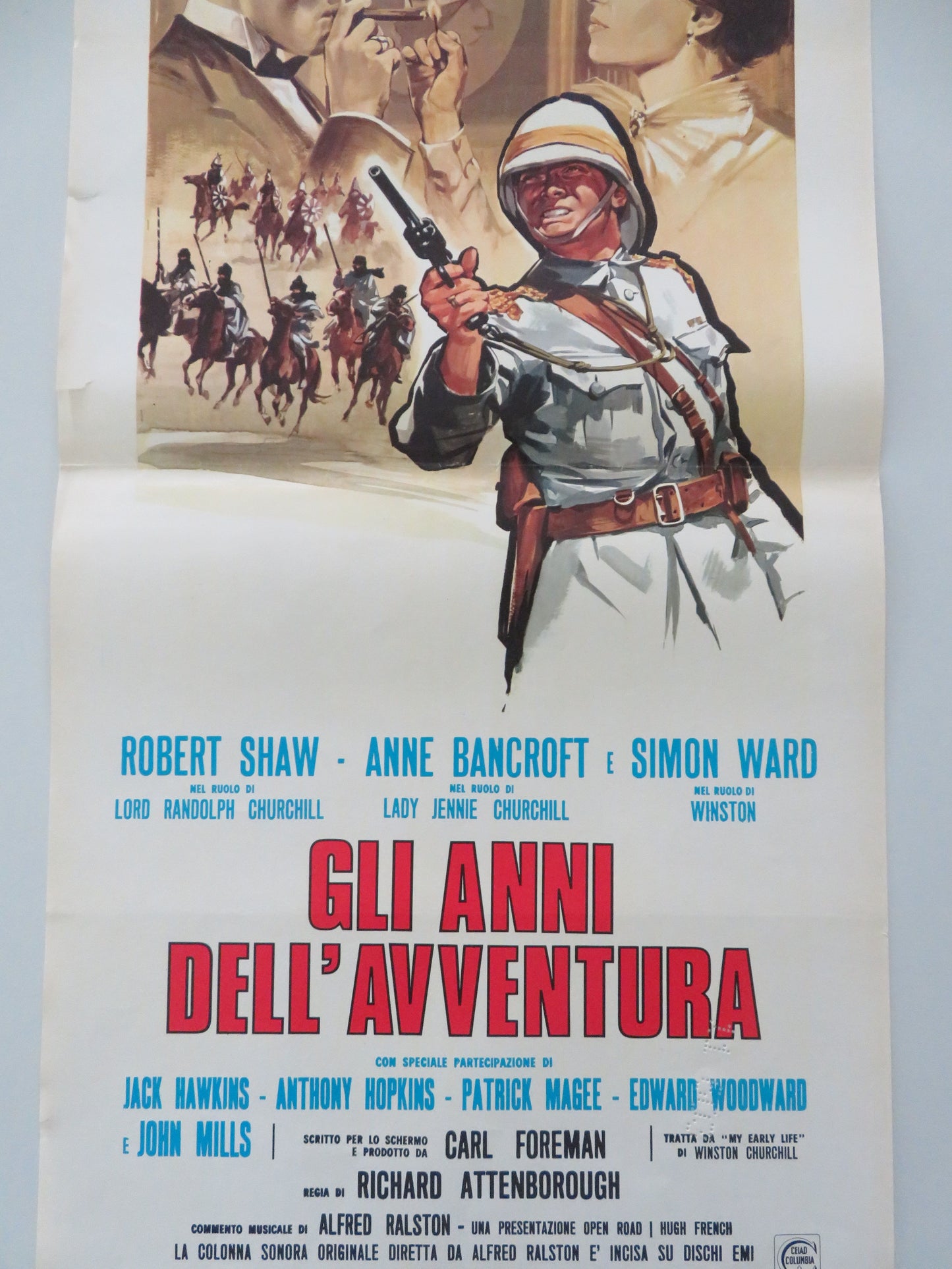 Young Winston Italian Locandina Poster Robert Shaw Anne Bancroft 1973