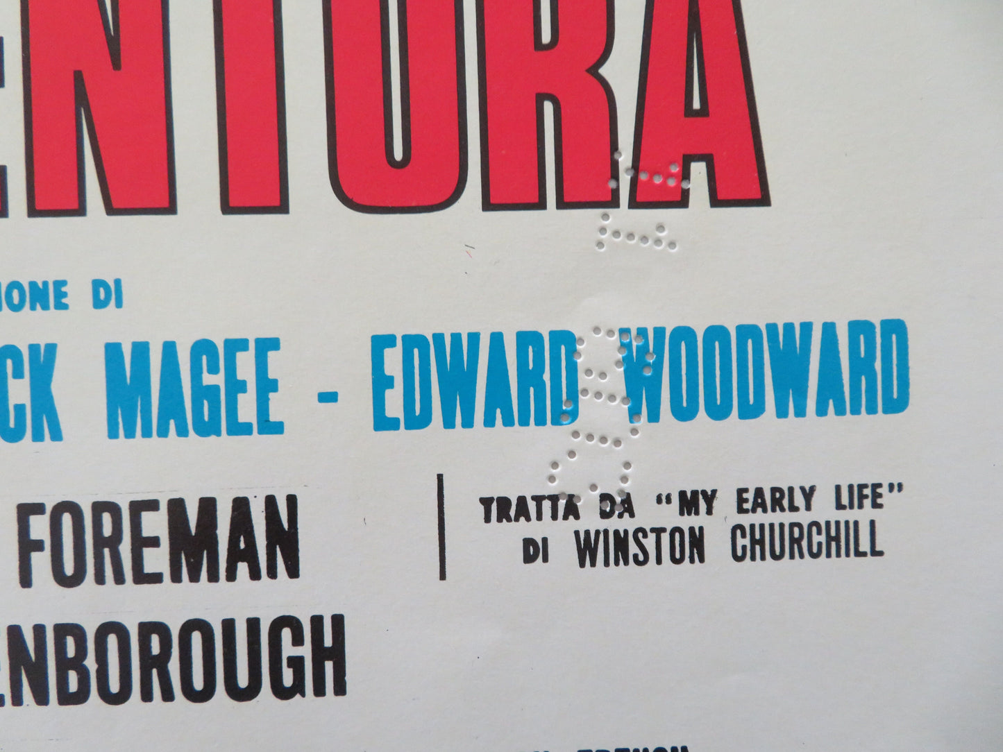 Young Winston Italian Locandina Poster Robert Shaw Anne Bancroft 1973
