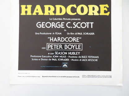 Hardcore Italian Locandina Poster George C. Scott Peter Boyle 1979