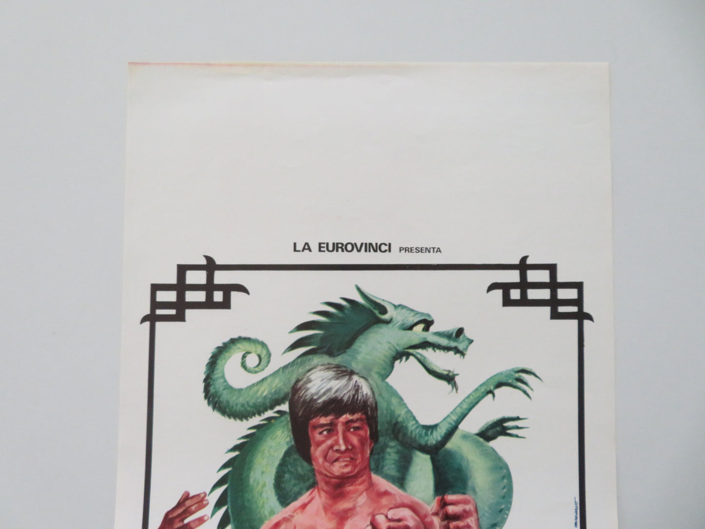 L'ira Di Bruce Lee Italian Locandina Poster Lung Tang Yan-Yung Tso 1975