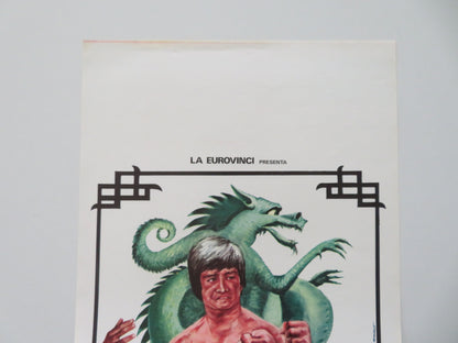 L'ira Di Bruce Lee Italian Locandina Poster Lung Tang Yan-Yung Tso 1975