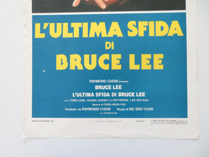 Game of Death II Italian Locandina Poster Bruce Lee Tae-jeong Kim 1982
