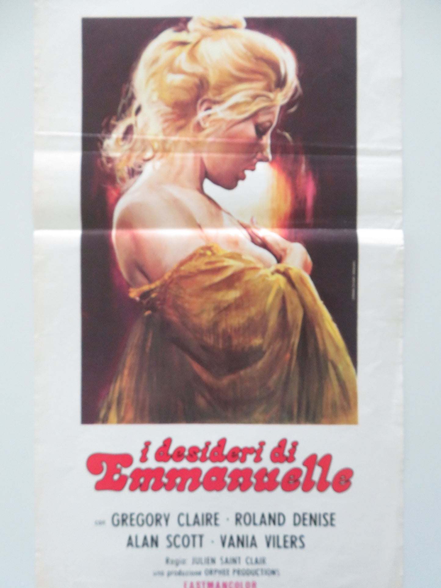 Lust and Desire Italian Locandina Poster Claire Gregory Denise Roland 1975