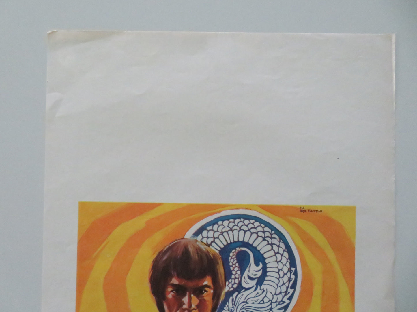 Bruce Lee L'indistruttibile Italian Locandina Poster Bruce Lei 1970s