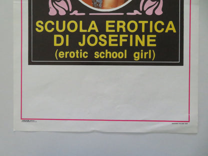 Erotic School Girl Italian Locandina Poster Sandra Nova 1984