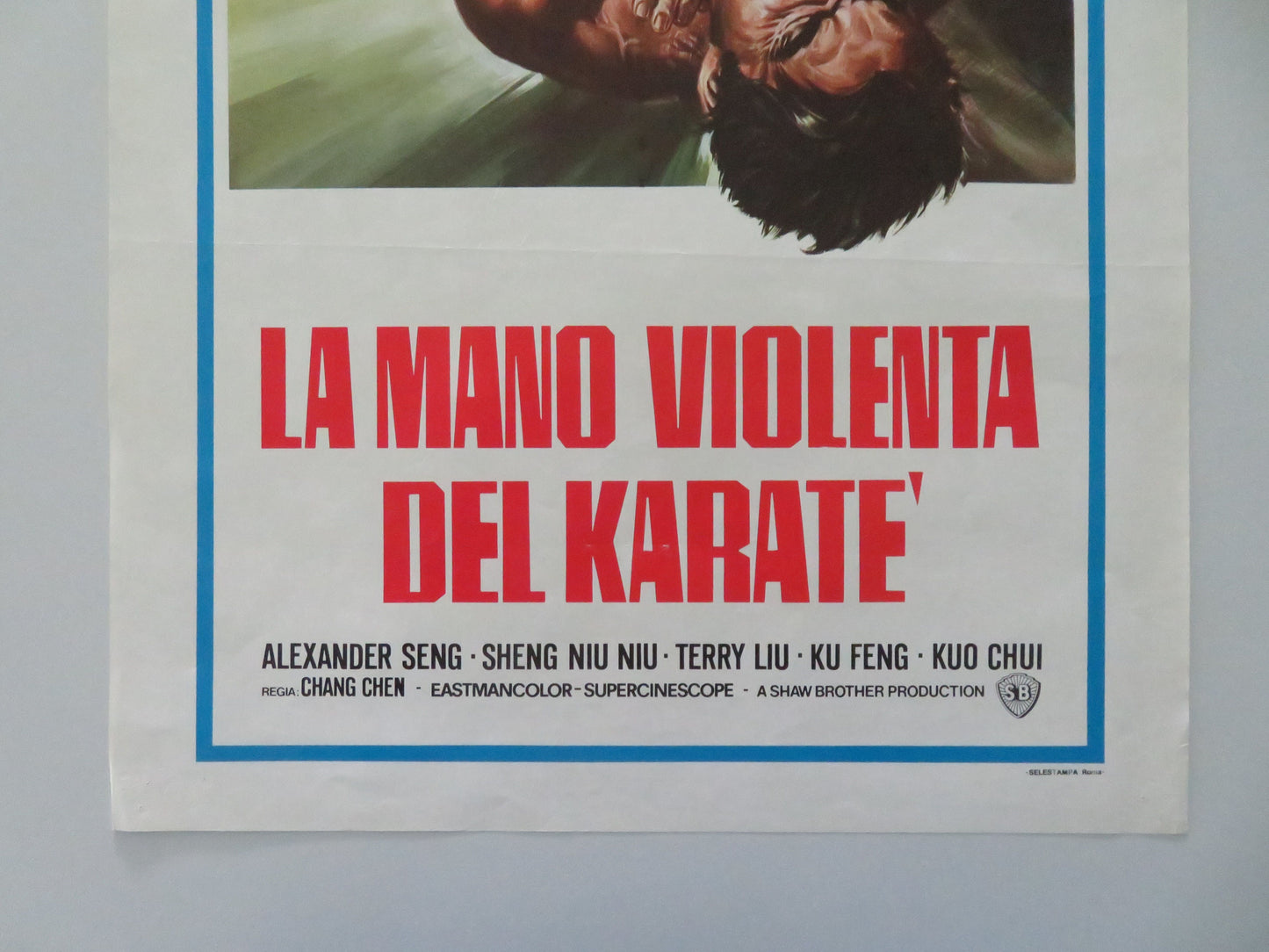 The Brave Archer Italian Locandina Poster Alexander Seng Ku Feng 1977