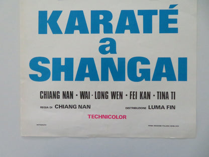 Deadly Fists of Kung-Fu Italian Locandina Poster Chiang-Lung Wen Yen 1976
