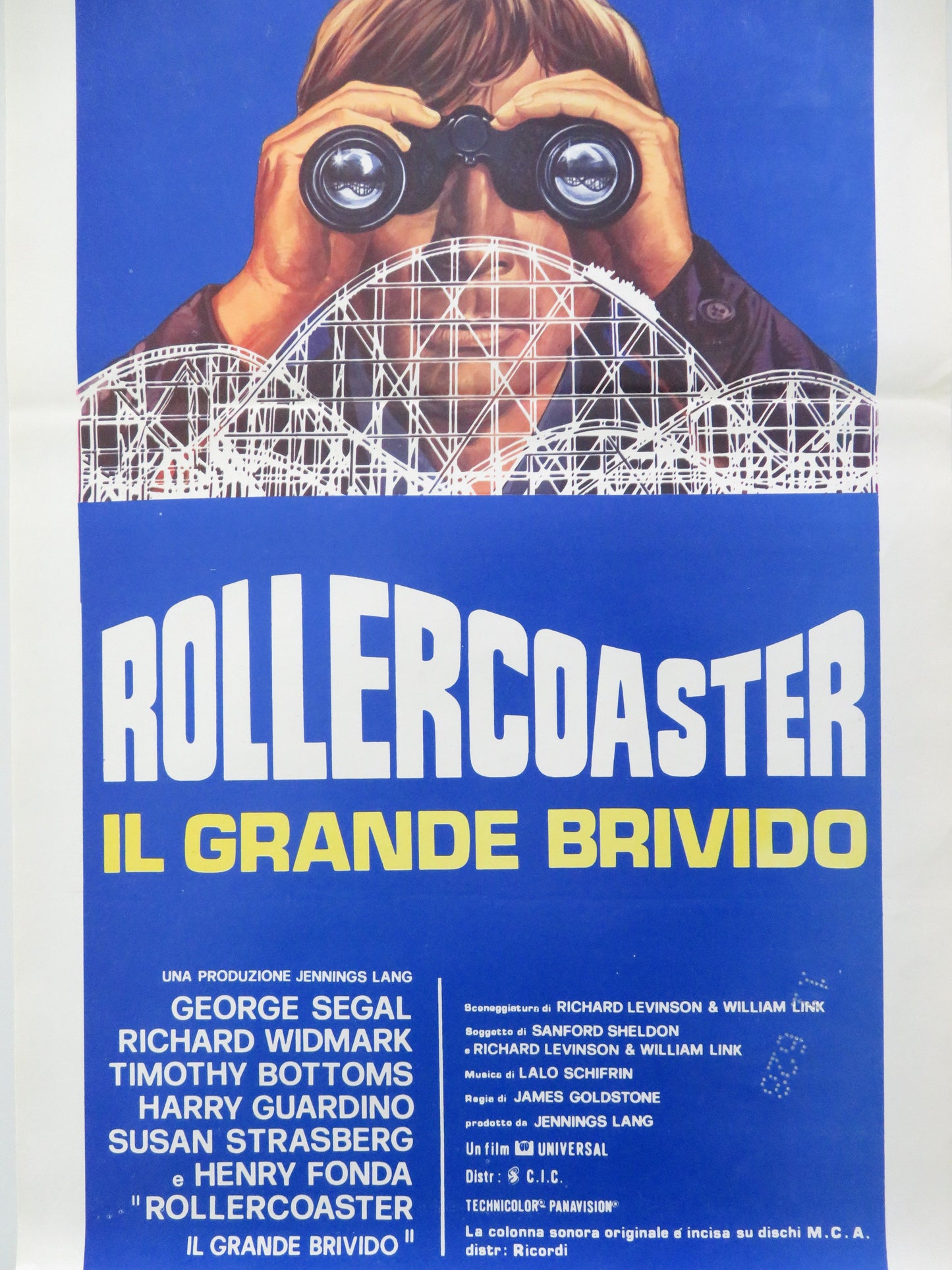 Rollercoaster Italian Locandina Poster George Segal Richard Widmark 1977