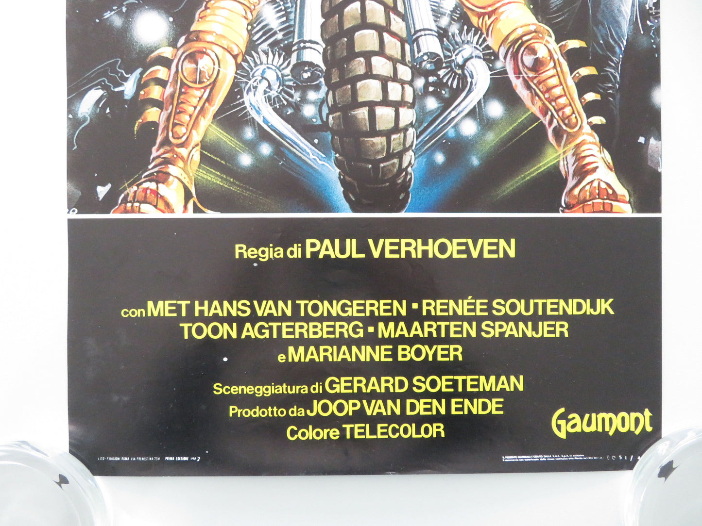 Spetters Italian Locandina Poster Hans Van Tongeren Renee Soutendijk 1980