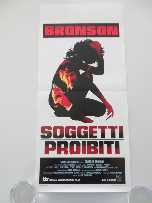 Kinjite: Forbidden Subjects Italian Locandina Poster Charles Bronson 1990