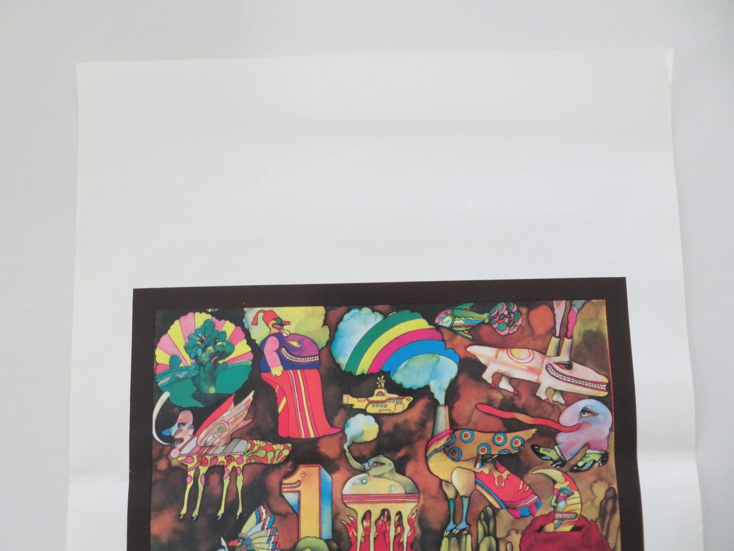 Yellow Submarine Italian Locandina Poster The Beatles Lennon McCartney 1980s