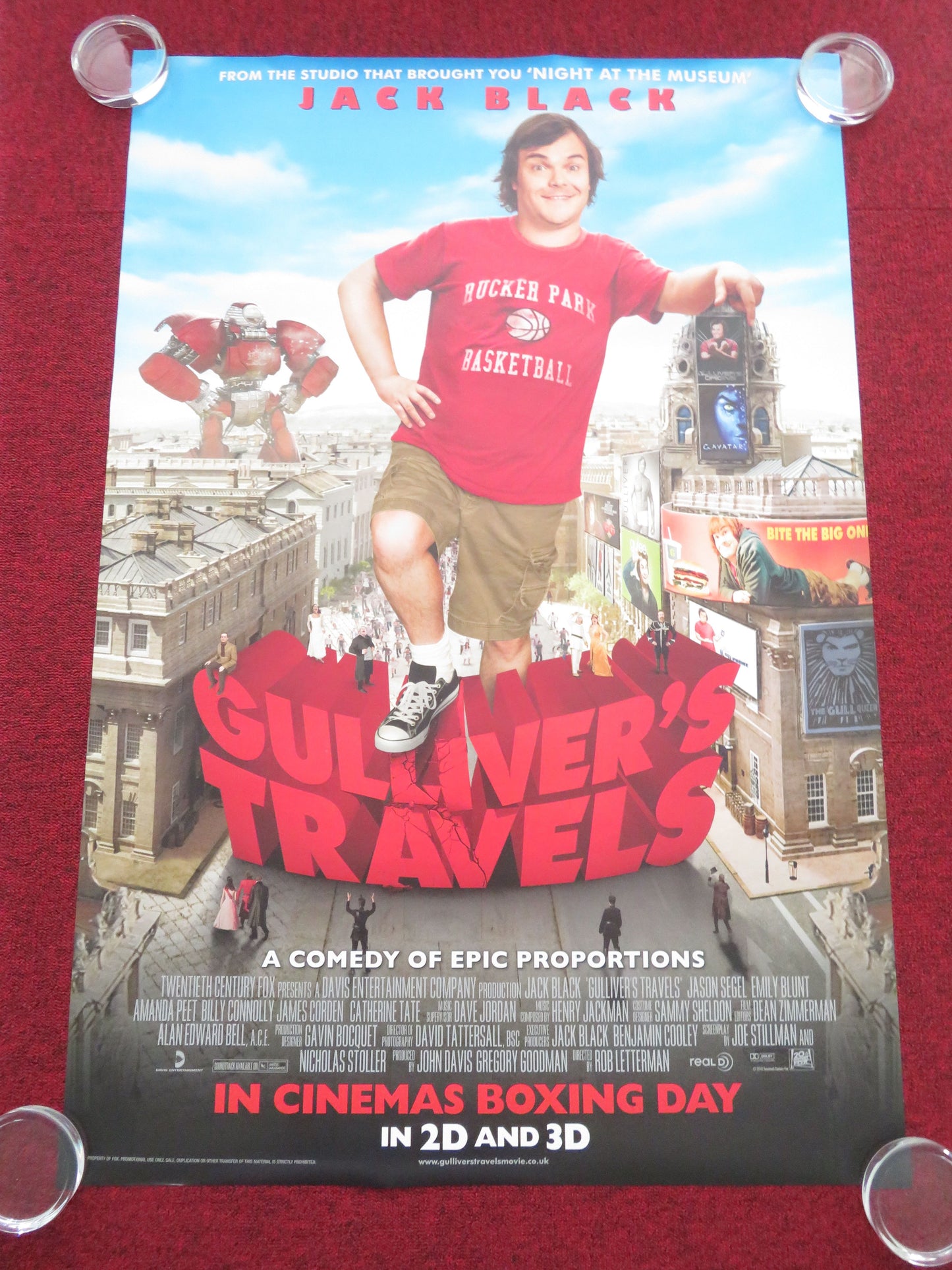 Gulliver's Travels - C US One Sheet Rolled Poster Jack Black Emily Blunt 2010