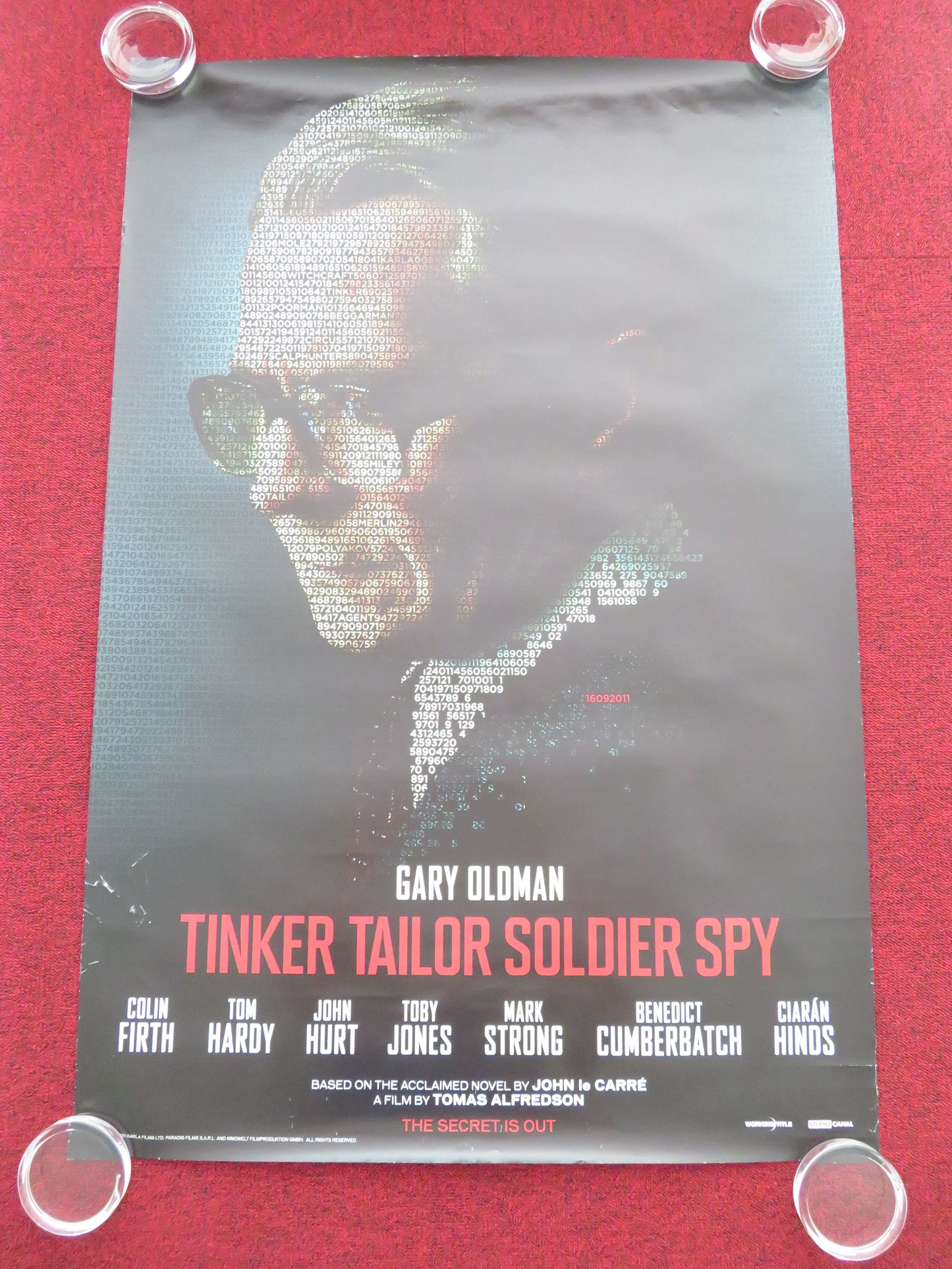 Tinker Tailor Soldier Spy US One Sheet Rolled Poster G. Oldman Colin Firth 2011