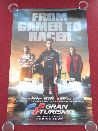 Gran Turismo US One Sheet Rolled Poster David Harbour Orlando Bloom 2023