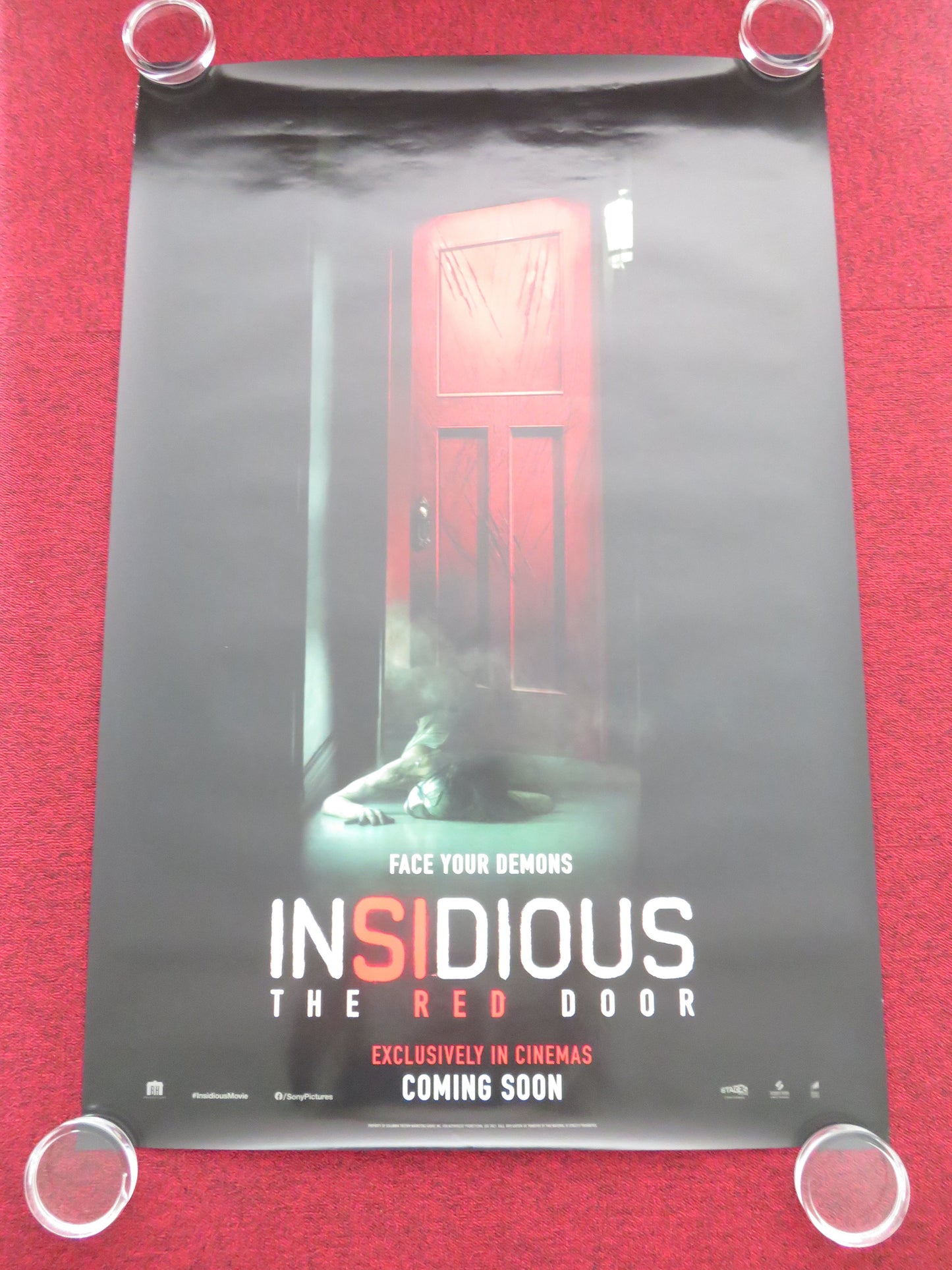 Insidious: The Red Door US One Sheet Rolled Poster Rose Byrne P. Wilson 2023