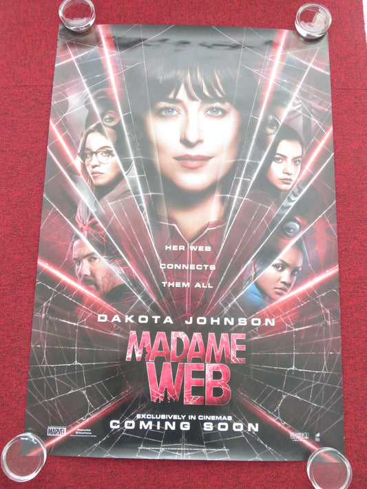 Madame Web US One Sheet Rolled Poster Marvel Dakota Johnson Sydney Sweeney 2024