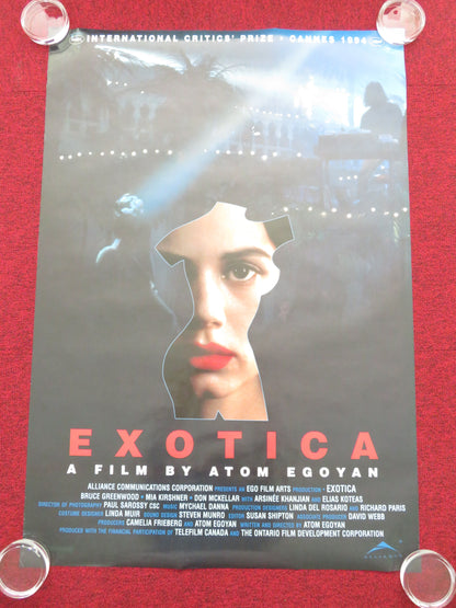 Exotica US One Sheet Rolled Poster Bruce Greenwood Elias Koteas D. McKellar 1994