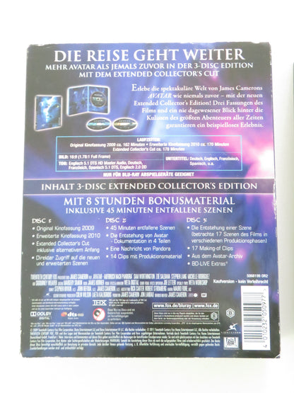 Avatar - 3 disc Collector's Edition - B (BLU-RAY) Sam Worthington 2009 Region B