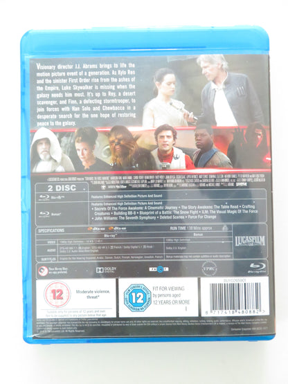 Star Wars: Episode VII - The Force Awakens (BLU-RAY) D. Ridley 2015 Region A,B,C