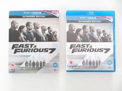 Fast and Furious 7 Extended Edition (BLU-RAY) V. Diesel Walker 2015 Region Free