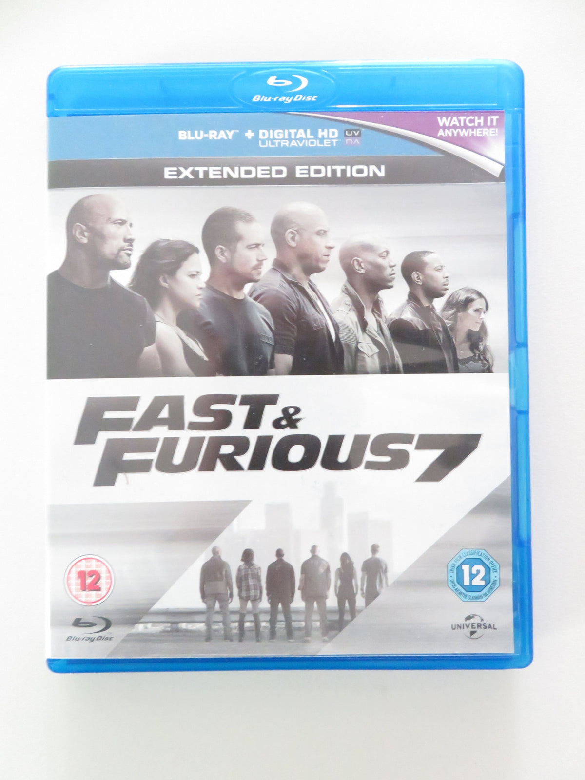 Fast and Furious 7 Extended Edition (BLU-RAY) V. Diesel Walker 2015 Region Free