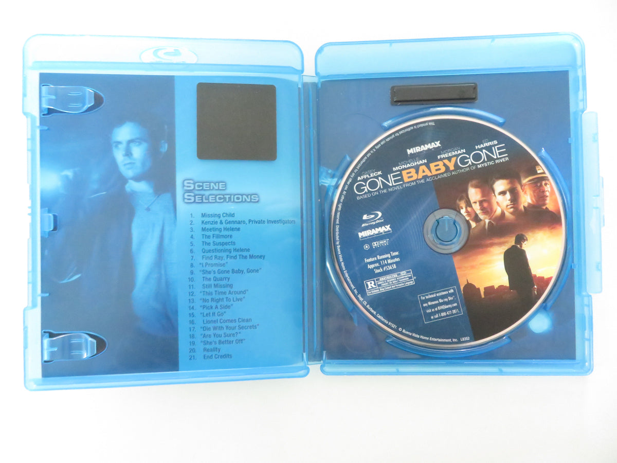 Gone Baby Gone (BLU-RAY) Morgan Freeman Ed Harris Casey Affleck 2007 Region A