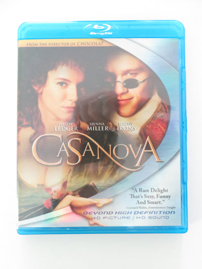 Casanova (BLU-RAY) Heath Ledger Sienna Miller Jeremy Irons 2005 Region A